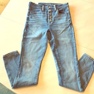 Super high waist American Eagle jeans size 8